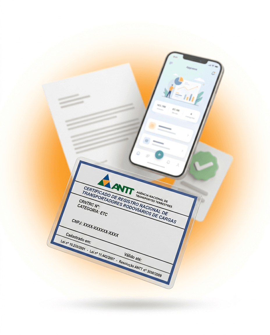 Documentos e app digitais da Frota Simples